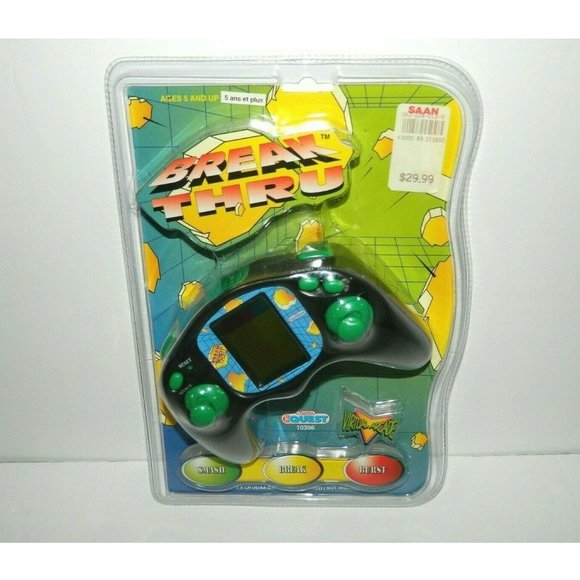 VTG Manley Toy Quest BREAK THRU Handheld Electronic Game Tetris Style NEW NIP - Picture 1 of 9